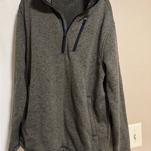 Field & Stream Men's Heather Gray Zip-Up Sweater